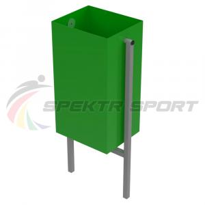 Купить Урна для мусора прямоугольная 370х250х650 мм в Куровском 