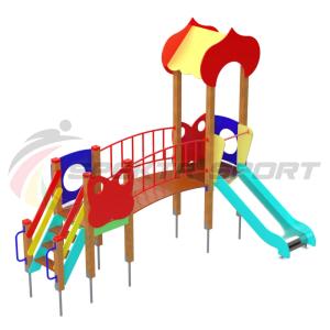 Купить Детский игровой комплекс Полянка ДИК 1603 в Куровском 