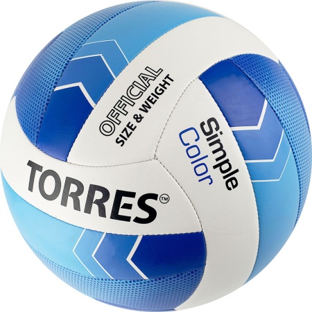 Купить Мяч волейбольный Torres Simple Color любительский р.5 в Куровском 